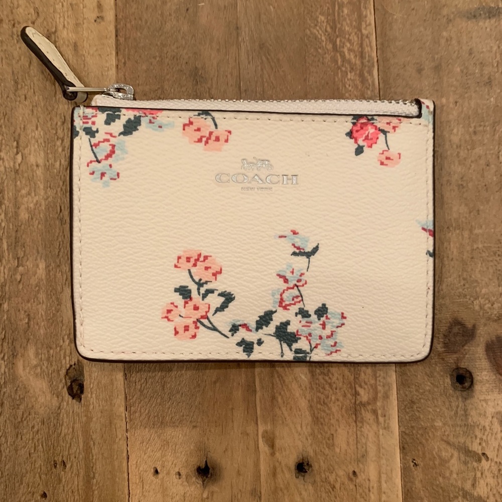 Adorable floral coach wallet